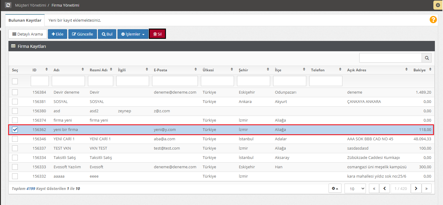 Firmalar Nasıl Silinir